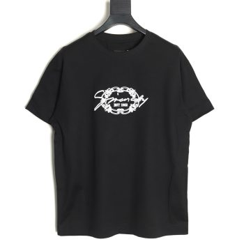 Givenchy embroidered lettering logo short sleeve