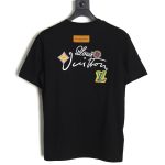 Louis Vuitton floral and monogrammed collar short