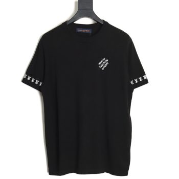 Louis Vuitton 24ss cuff monogram jacquard knitted short sleeves