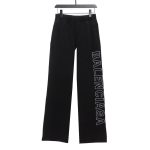 Balenciaga distressed washed monogram trousers