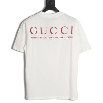 Gucci classic letter logo round neck short sleeves