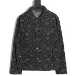Louis Vuitton floral print denim jacket TSK1 46-52