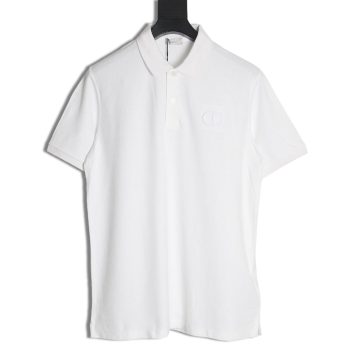 Dior classic CD embroidered short-sleeved polo shirt