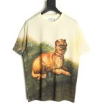 Loewe watercolor bedlington dog short sleeve