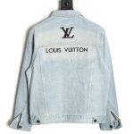 Louis Vuitton Gypsophila hot diamond embroidery denim jacket