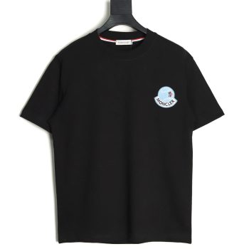 Moncler Towel Embroidered Signature Logo Short Sleeve T-shirt TSK1