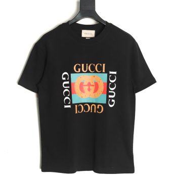 Gucci classic square logo print short sleeves TSK1