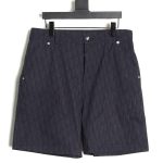 Dior all over print jacquard denim shorts tsk1