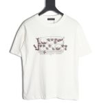 Louis Vuitton LV24SS block letter short-sleeved T-shirt