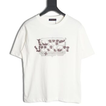 Louis Vuitton LV24SS block letter short-sleeved T-shirt