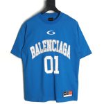 Balenciaga basketball jersey embroidered print short-sleeved T-shirt TSK2