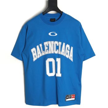 Balenciaga basketball jersey embroidered print short-sleeved T-shirt TSK2