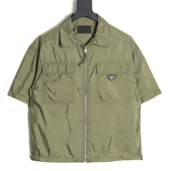 Prada Minimalist Double Pocket Short Sleeve Shirt