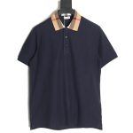 Burberry Classic Collar Check Short Sleeve Polo Shirt TSK3