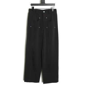 Louis Vuitton Turquoise wool trousers