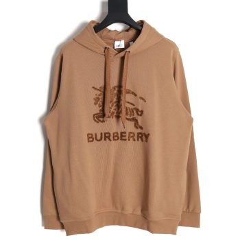 Burberry Towel Embroidered War Horse Hooded Sweatshirt TSK1