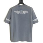 Balenciaga flame print short sleeve T-shirt