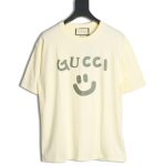 Gucci Smiley Face Print Short Sleeve