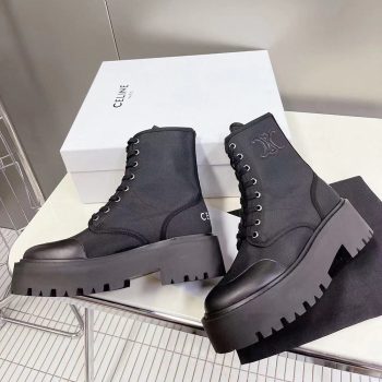 Celine Bulky Laced Up Boot