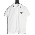 Burberry Rubik's Cube Embroidered Short Sleeve Polo Shirt