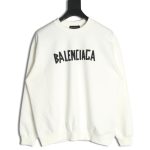 Balenciaga Mixed LOGO Print Lettering Crew Neck Sweatshirt