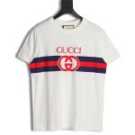 Gucci 23ss interlocking G stripe short sleeves