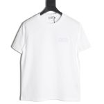 Dior chest embroidered lettering short sleeve T-shirt