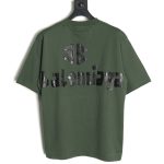 Balenciaga Tape Print Short Sleeve T-Shirt TSK3