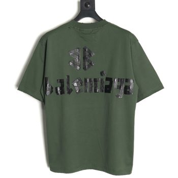 Balenciaga Tape Print Short Sleeve T-Shirt TSK3