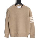 THOM BROWNE TB 23FW thickened wool crew neck sweater