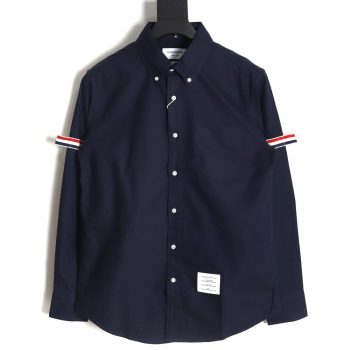 Thom Browne Double Sleeve Logo Shirt TSK2