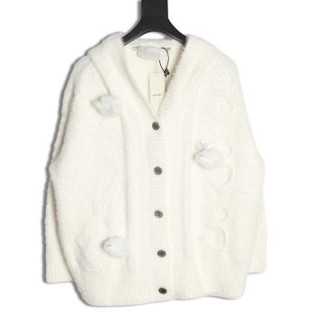 13De Marzo Hooded Cardigan