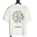 Chrome Hearts Sanskrit cross embroidered T-shirt