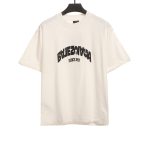 Balenciaga reverse embroidered lettering short sleeves