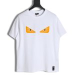 Fendi 22ss cracked rubber eyes short sleeves
