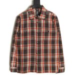 Chrome Hearts Flannel Plaid Long Sleeve Shirt