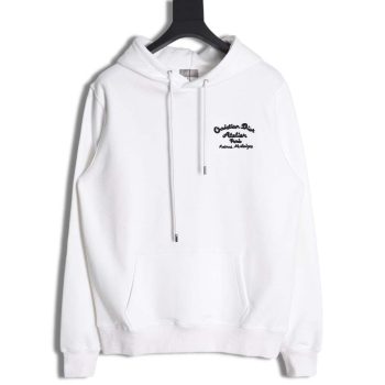 Dior 23Fw hooded sweatshirt with front and back signature letters embroidery