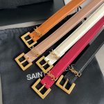 Saint Laurent Cassandre thin belts 554465 20mm