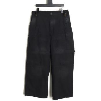Balenciaga detachable cargo overalls