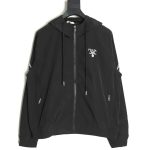 Prada Embroidered Logo Zip-Up Jacket TSK1