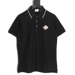 Burberry Rubik's Cube Embroidered Short Sleeve Polo Shirt TSK1