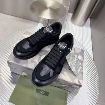 Valention Camouflage Noir Rockrunner Sneaker