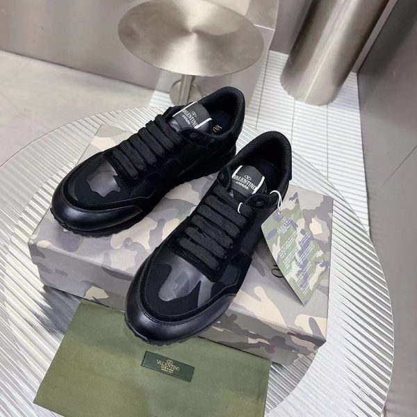 Valention Camouflage Noir Rockrunner Sneaker