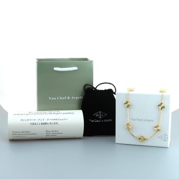 Van Cleef & Arpels Vintage Alhambra necklace, 10 motifs