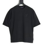 Louis Vuitton rhinestone embellished knitted short-sleeved T-shirt