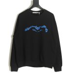 Alexander Wang 22FW Twisted Letters Crewneck Sweatshirt TSK1