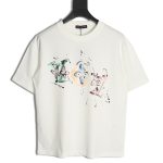 Louis Vuitton chest cartoon short sleeve T-shirt