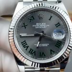 Rolex - Datejust 41mm Jubilee 904L Gray Wimbledon SS/SS Clean S3235