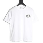 Dior Letter Patch Embroidered Short Sleeve T-Shirt