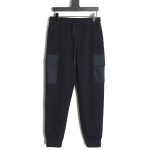 Louis Vuitton pocket embroidered logo cotton cargo trousers TSK1